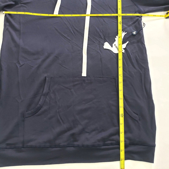 NEW!! Ink Love and Peace SIZE M Comfy Navy Blue Thin Sweatshirt Womens Juniors - Picture 9 of 12